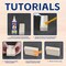 Wood Glue, Professional Furniture Repair Glue, Waterproof Clear Wood Glue for Furniture Heavy Duty, Strong Wood Glue for Crafts, Furniture, Wood Floor and Wood Products-180ml